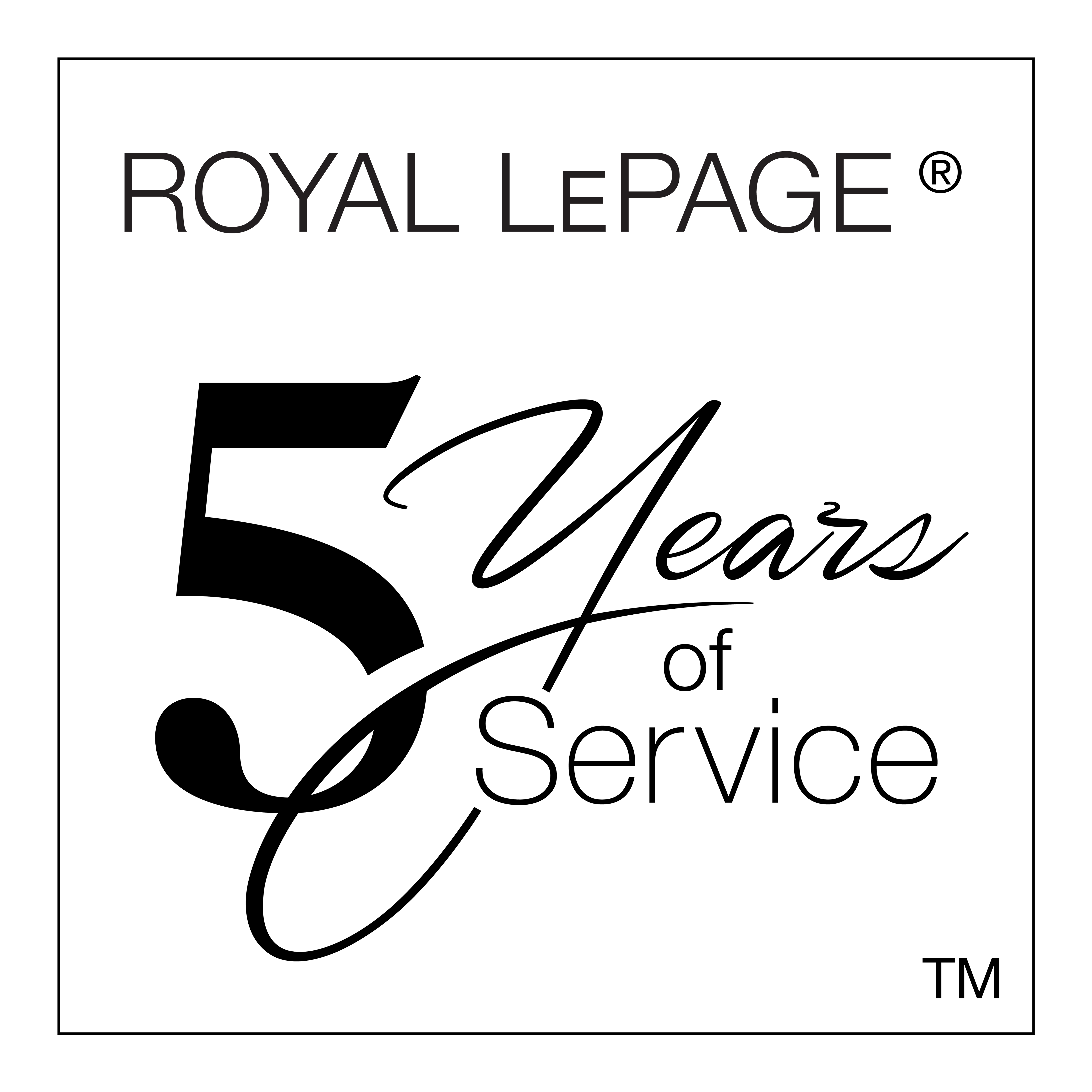 Royal LePage 5 Years of Service